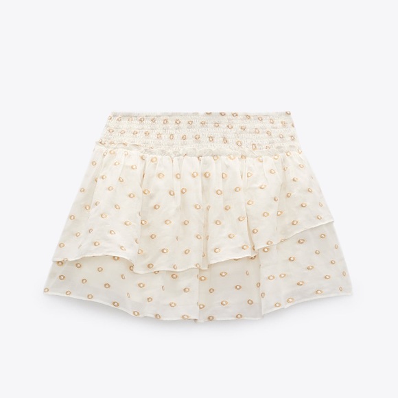 Zara Jacquard Mini Skirt - Picture 3 of 7